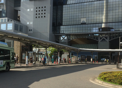 Kyoto station bus termial