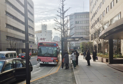 Keihan Bus Kyoto station hachijo-guchi bus stop H4