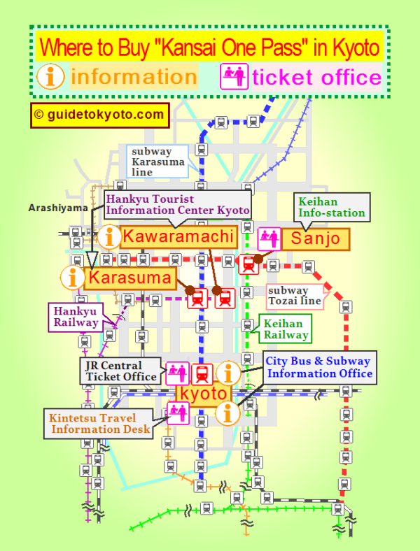 Kansai One Pass in Kyoto Kyoto Bus & Train Guide